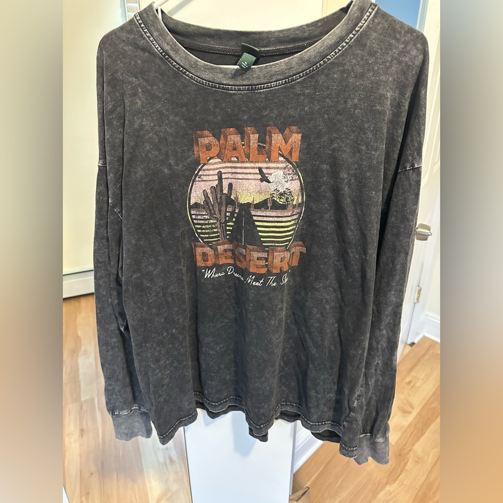 Vintage Style Long Sleeve Graphic Tee